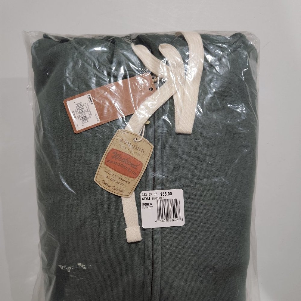 Sonoma Men's Zip Hoodie XXL